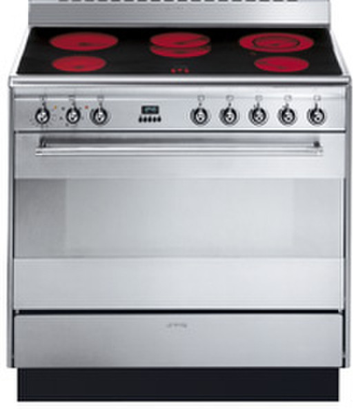 Smeg SUK91CMX5 Freestanding Induction hob Stainless steel cooker