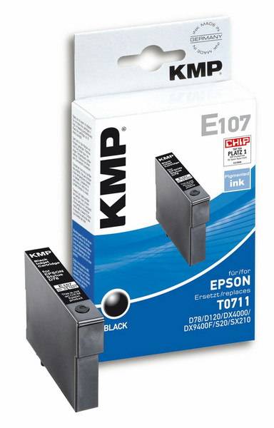 KMP E107 Black ink cartridge