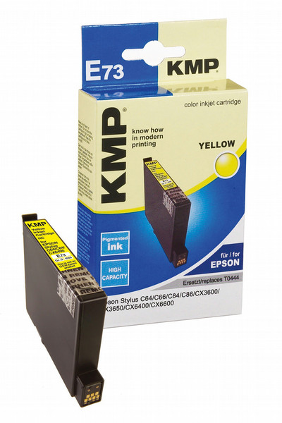 KMP E73 Желтый струйный картридж