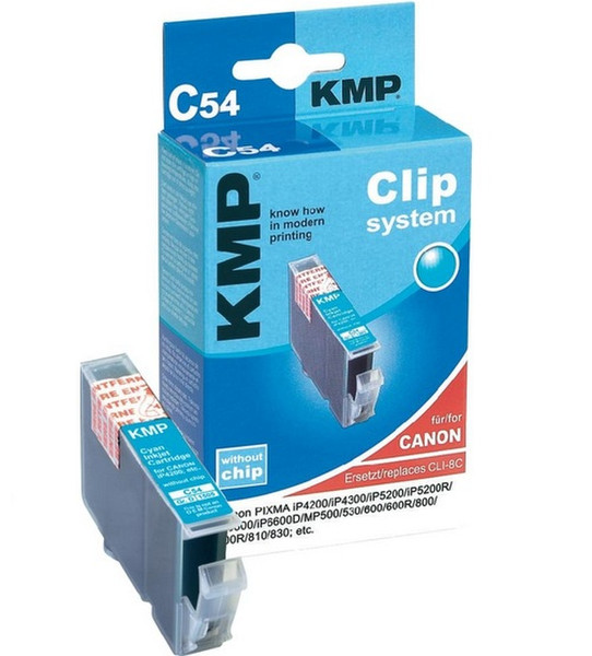 KMP C54 Бирюзовый струйный картридж