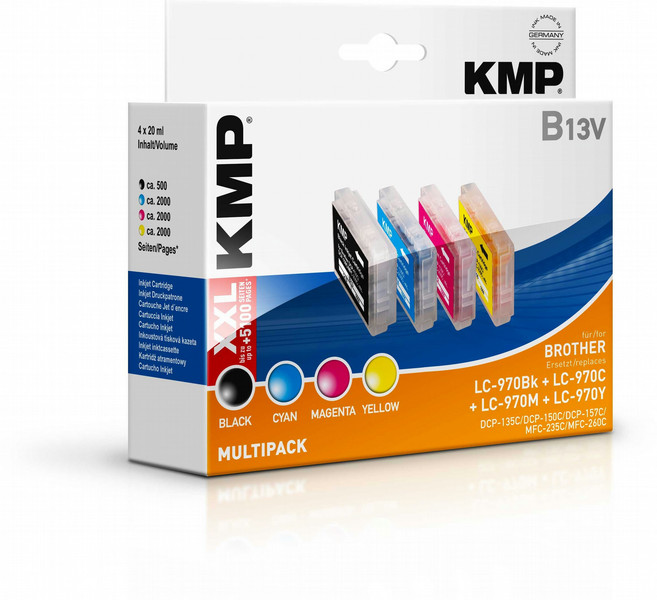 KMP B13V Black,Cyan,Magenta,Yellow ink cartridge