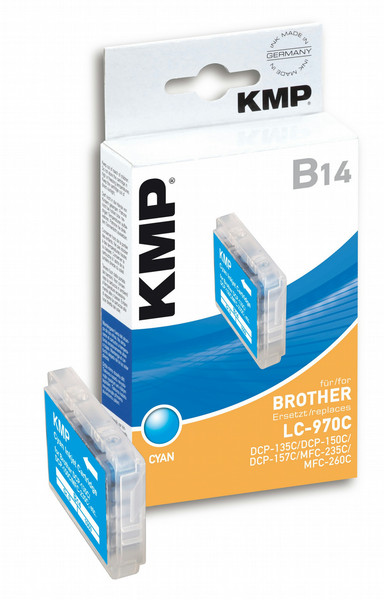 KMP B14 Cyan Tintenpatrone