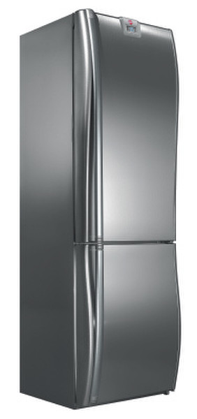 Hoover VCN6185A freestanding 286L Silver fridge-freezer