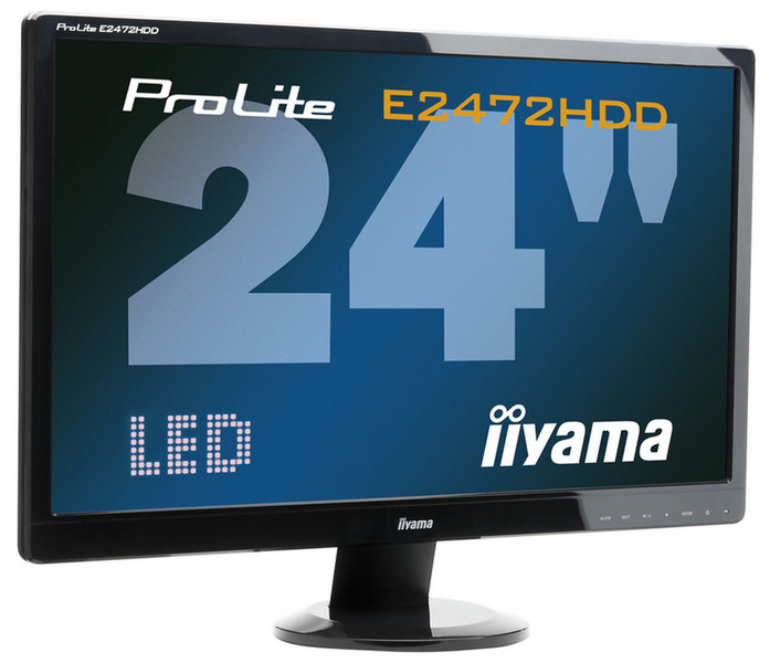 iiyama ProLite E2472HDD-B1 24Zoll Full HD Schwarz Computerbildschirm