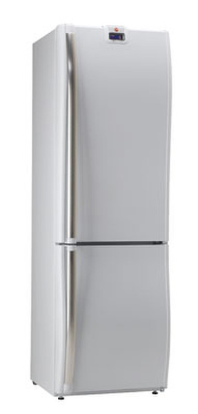 Hoover VCN6185W freestanding 286L White fridge-freezer