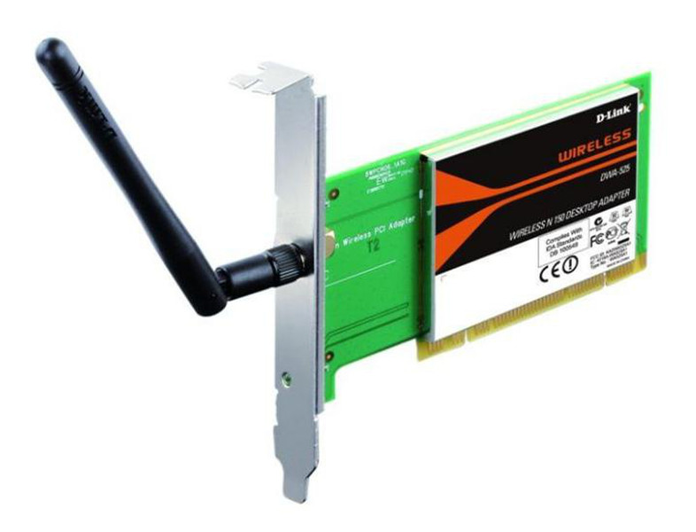 D-Link Wireless N 150 PCI Desktop Adapter Internal WLAN 150Mbit/s networking card
