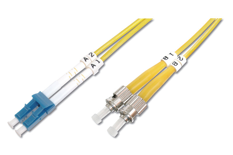 Digitus DK-2931-01 1m LC ST Yellow fiber optic cable