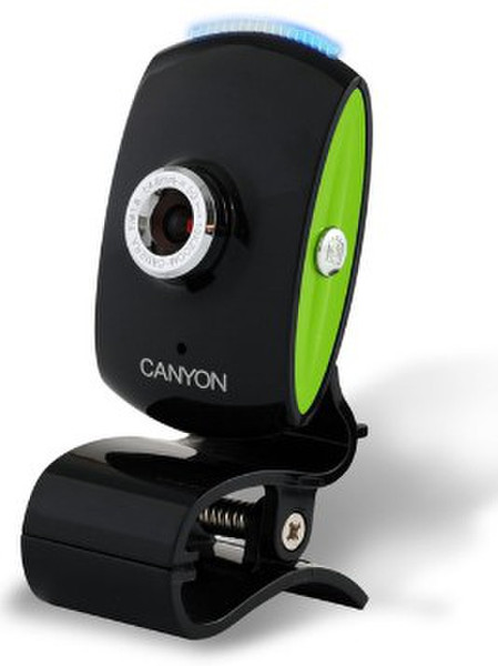 Canyon CNR-WCAM43G 0.3МП 640 x 480пикселей USB 1.1 Черный вебкамера
