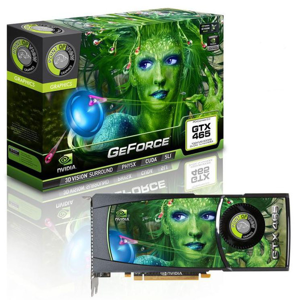 Point of View GeForce GTX465 GeForce GTX 465 1GB GDDR5