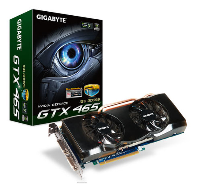 Gigabyte GTX465 N465UD-1GI 1024MB,PCI-E,2xDVI,HDMI GeForce GTX 465 1GB GDDR5