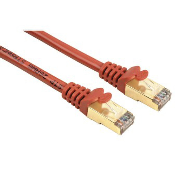 Hama 00054581 0.5m Red networking cable