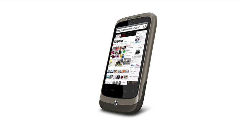 HTC Wildfire Single SIM Braun Smartphone
