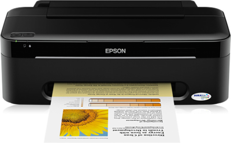 Epson Stylus S22 Цвет 5760 x 1440dpi A4 Черный струйный принтер