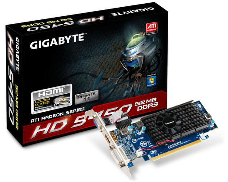 Gigabyte R545O5I GDDR3 видеокарта