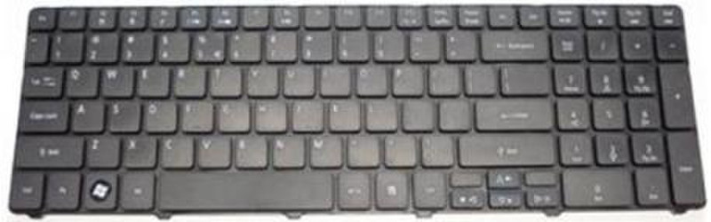 Acer AC7T JV50 QWERTY Испанский Черный клавиатура