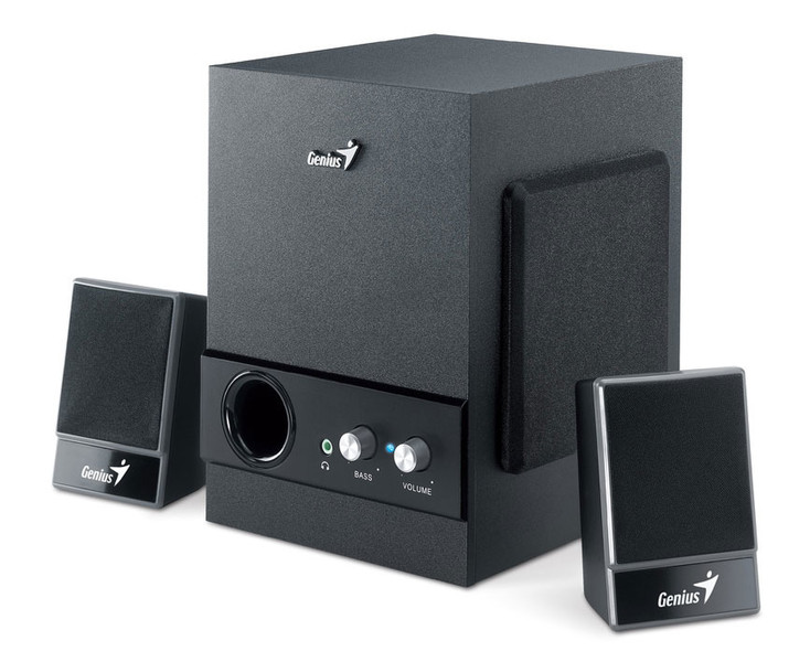 Genius SW-M2.1 350 2.1channels 11W Black speaker set