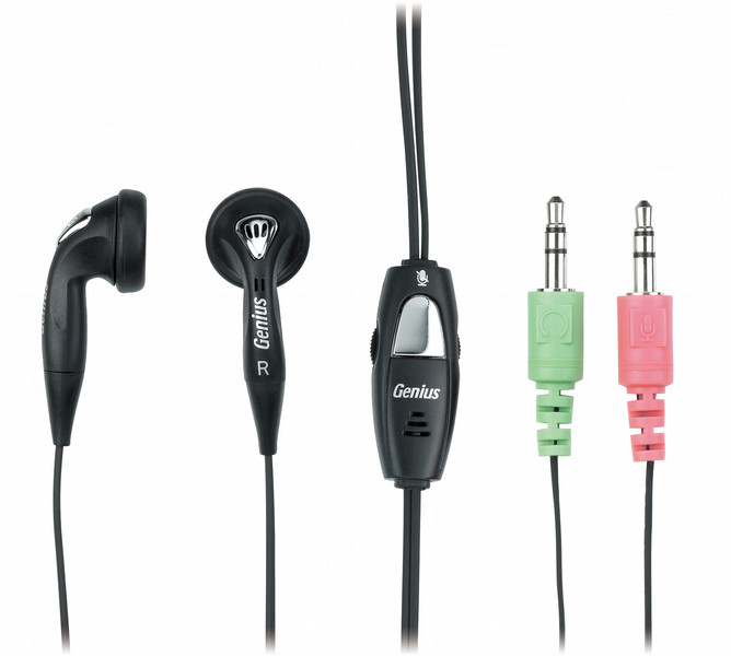 Genius HS-200A Binaural In-ear Black headset