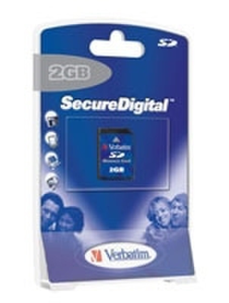 Verbatim Secure Digital 2GB 2ГБ SD карта памяти
