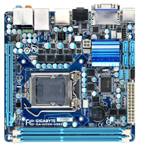 Gigabyte GA-H55N-USB3 Socket H (LGA 1156) Mini ITX motherboard