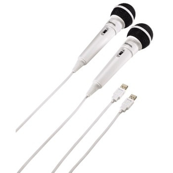 Hama 00052184 Wired White microphone