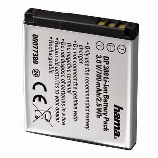 Hama DP 380 Lithium-Ion (Li-Ion) 700mAh 3.6V Wiederaufladbare Batterie