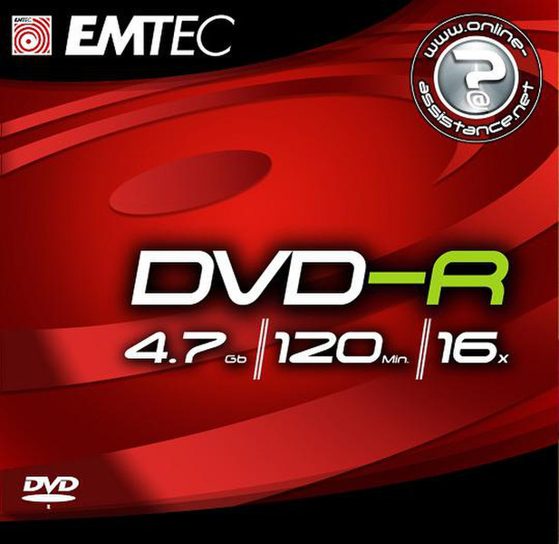 Emtec EKOVRG4716ENV 4.7ГБ DVD-R 1шт чистый DVD