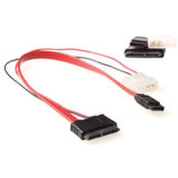 Advanced Cable Technology AK3412 0.3m Rot SATA-Kabel
