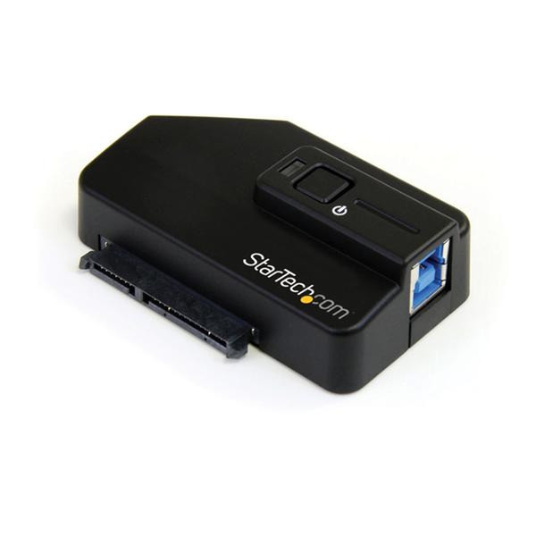 StarTech.com USB3S2SATA USB 3.0 B 22-pin SATA + Power Черный кабельный разъем/переходник