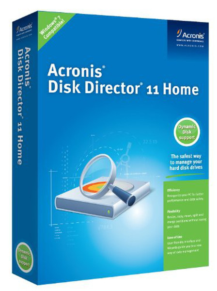 Acronis Disk Director 11 Home, Win, MiniBox, ENG