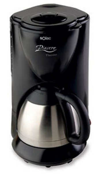 Solac CF4005 Drip coffee maker 0.85L 7cups Black,Silver coffee maker