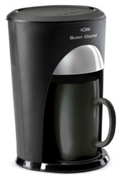 Solac CF4003 Drip coffee maker 1cups Black coffee maker