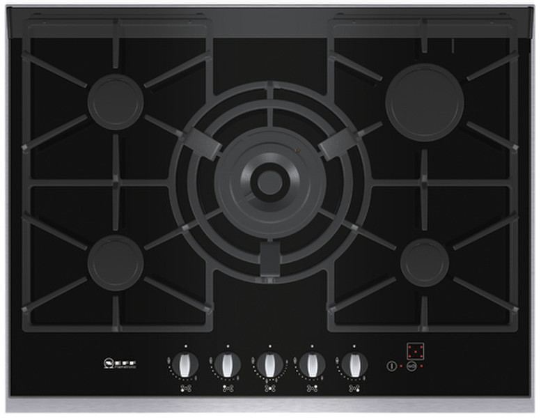 Neff T67F76 Встроенный Gas hob Черный плита