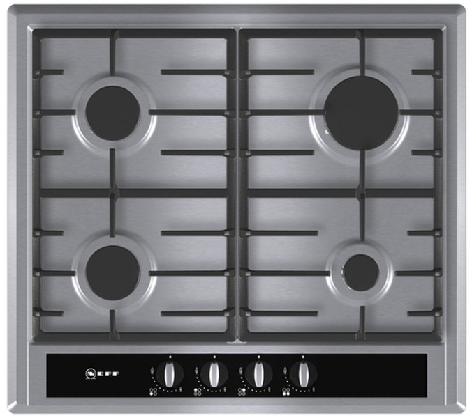 Neff T23S36 built-in Gas hob Stainless steel hob