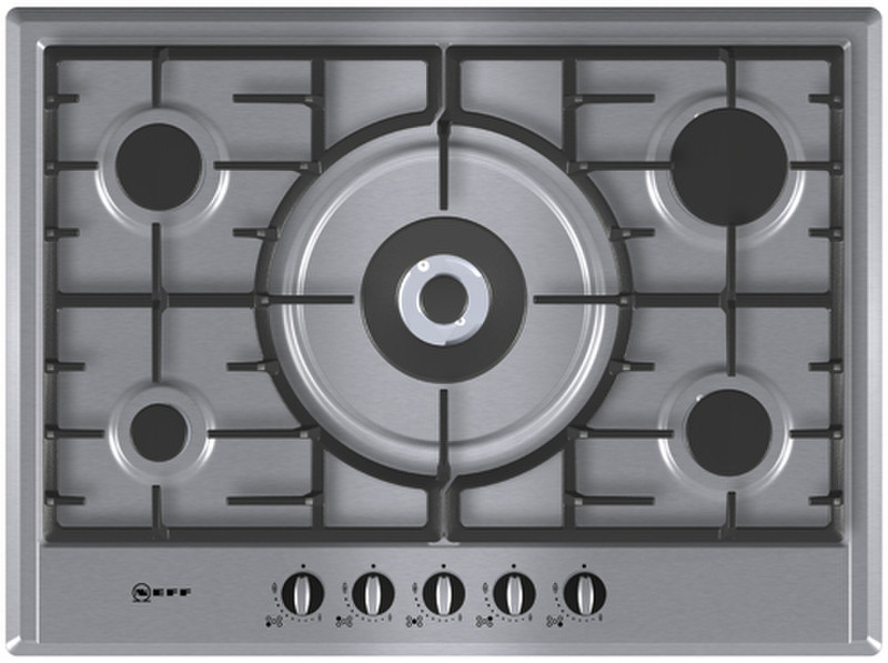 Neff T25S56N0 Built-in Gas hob Stainless steel hob