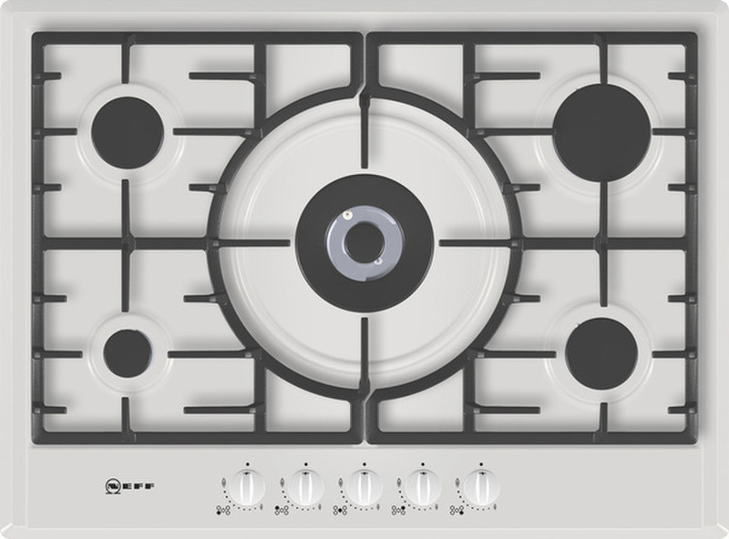 Neff T25S56W0 Встроенный Gas hob Белый плита