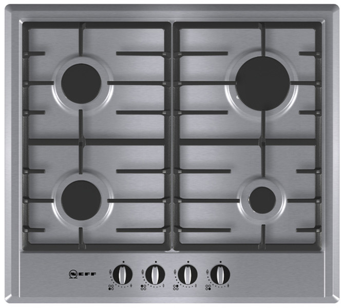 Neff T22S36N0 built-in Gas hob Stainless steel hob