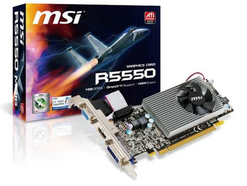 MSI R5550-MD1G 1ГБ GDDR3 видеокарта