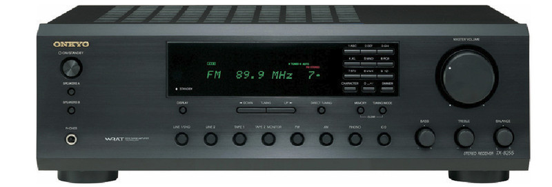 ONKYO TX-8255 50W 2.0channels Black AV receiver