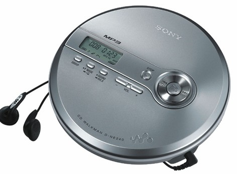 Sony D-NE240S Portable CD player Silver