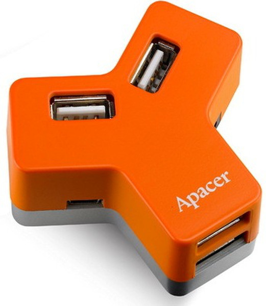 Apacer PH151 480Мбит/с Оранжевый хаб-разветвитель