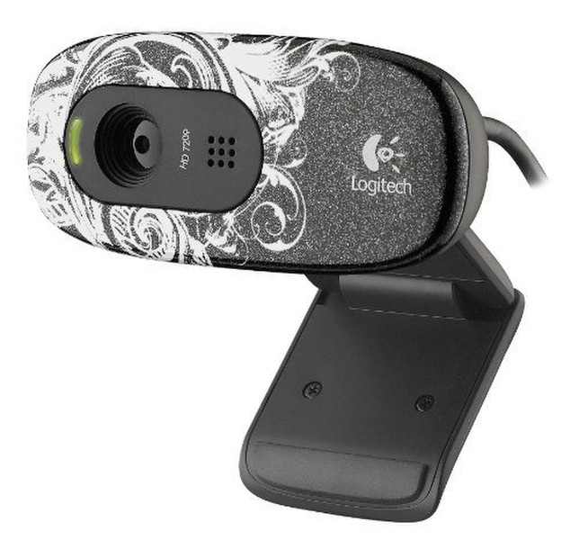 Logitech C270 3MP 1280 x 720Pixel USB 2.0 Schwarz, Weiß Webcam