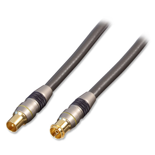 Lindy 37781 1m Grey coaxial cable