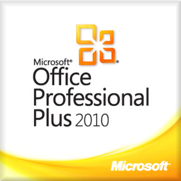 Microsoft Office Professional Plus 2010, Disk Kit, DEU German