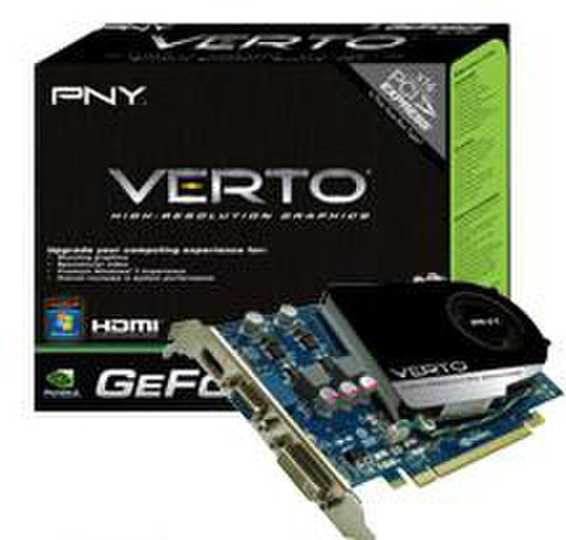 PNY VCGGT2401D3XPB GeForce GT 240 1GB GDDR3 Grafikkarte