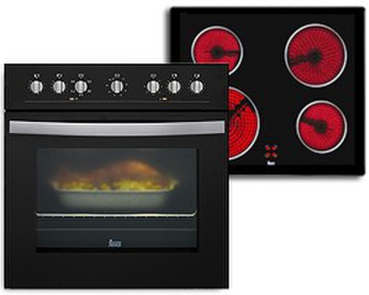 Teka Duetto 610 Negro Induction hob Electric oven cooking appliances set