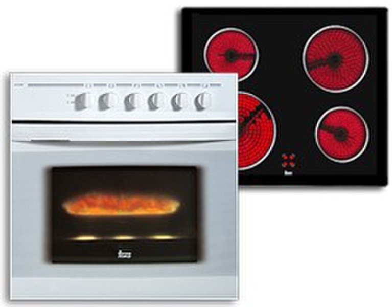 Teka Duetto 490 Blanco Induction hob Electric oven cooking appliances set