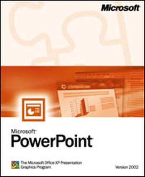 Microsoft PowerPoint 2002 Document Kit, FR French software manual