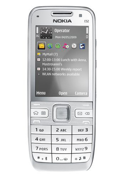 Nokia E52 Одна SIM-карта Белый смартфон