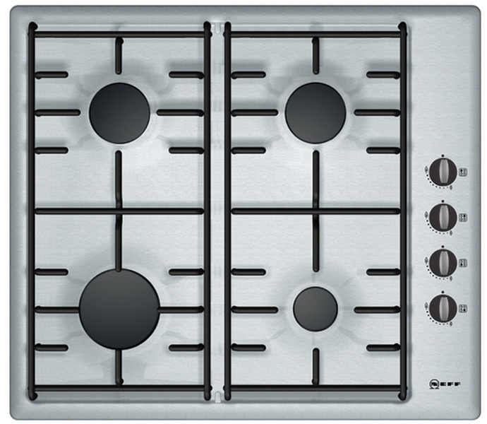 Neff T21S31N0 Tabletop Gas hob Stainless steel hob