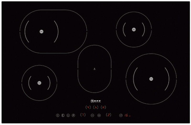 Neff T45D80 Встроенный Induction hob Черный плита